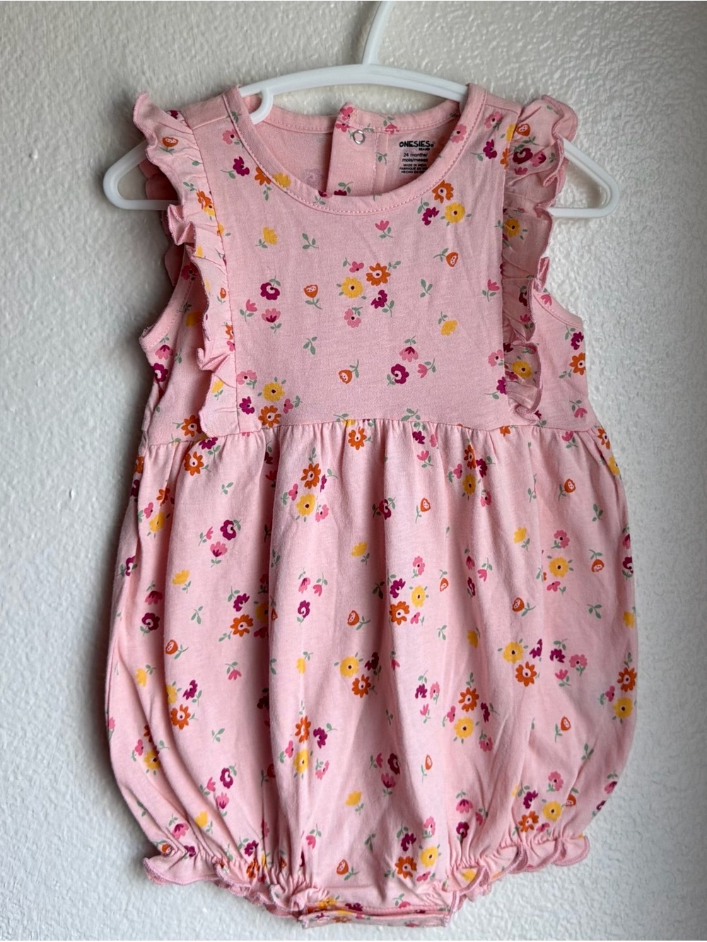 3 - 24 Month Floral Rompers